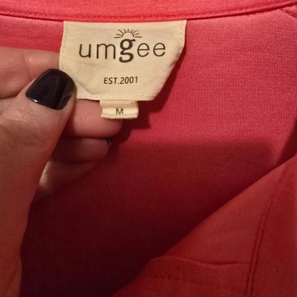 Umgee Vibrant Pink Sweatshirt and pant set - Picture 3 of 3